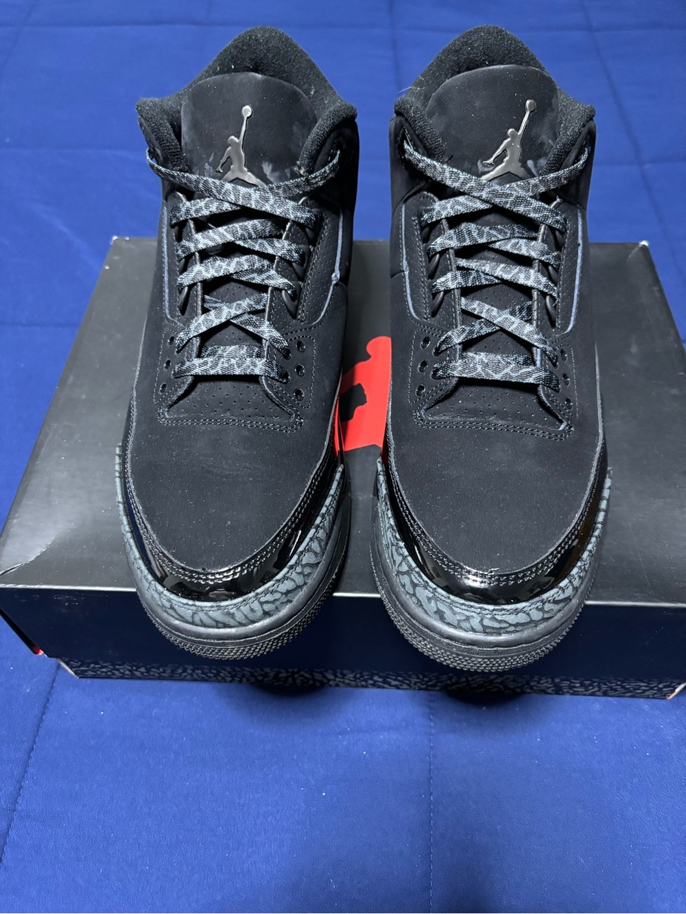 Jordan 3 Retro Black Cat 2025 Size 12